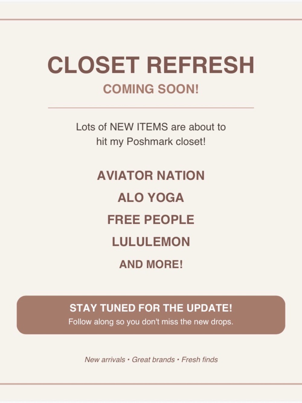 Closet Refresh Graphic